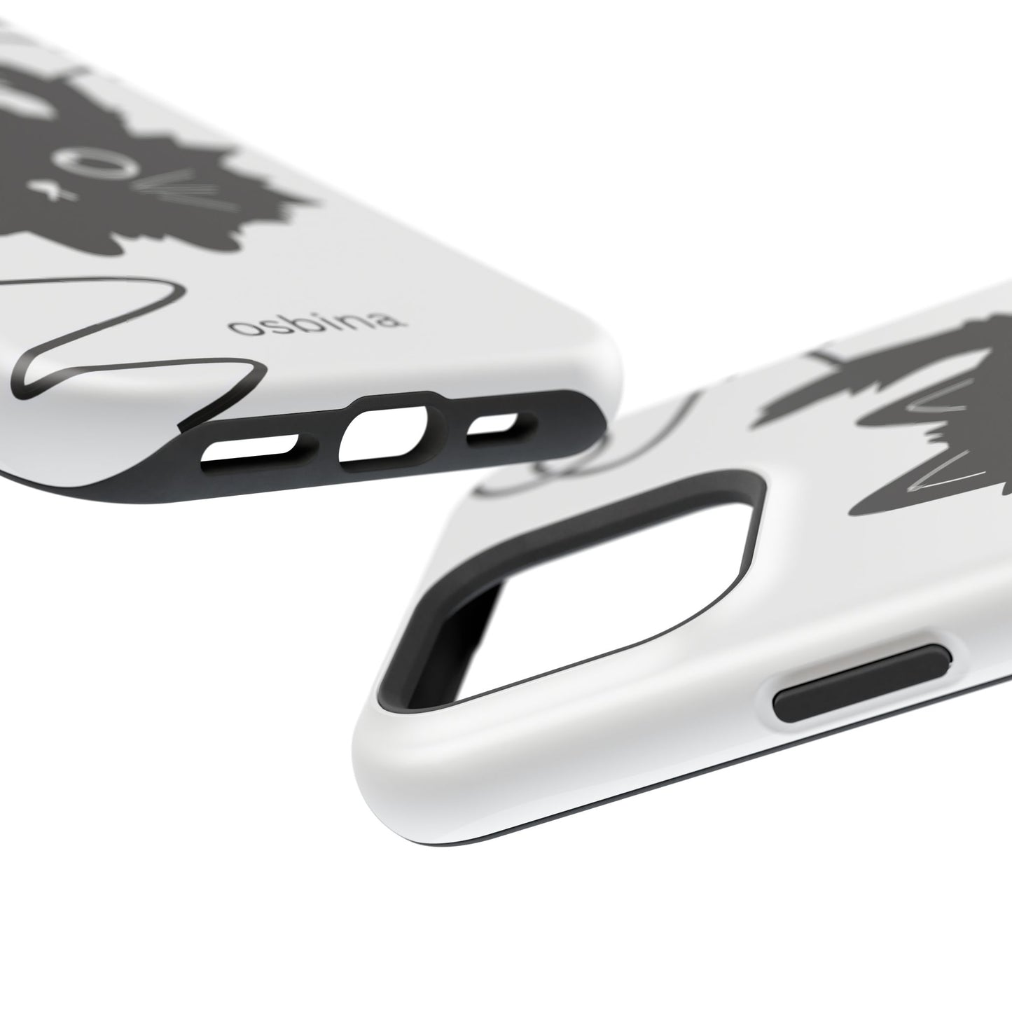 osbina | MagSafe compatible for iPhone | Midnight Couture Cat Phone Case | Season Collective Collection