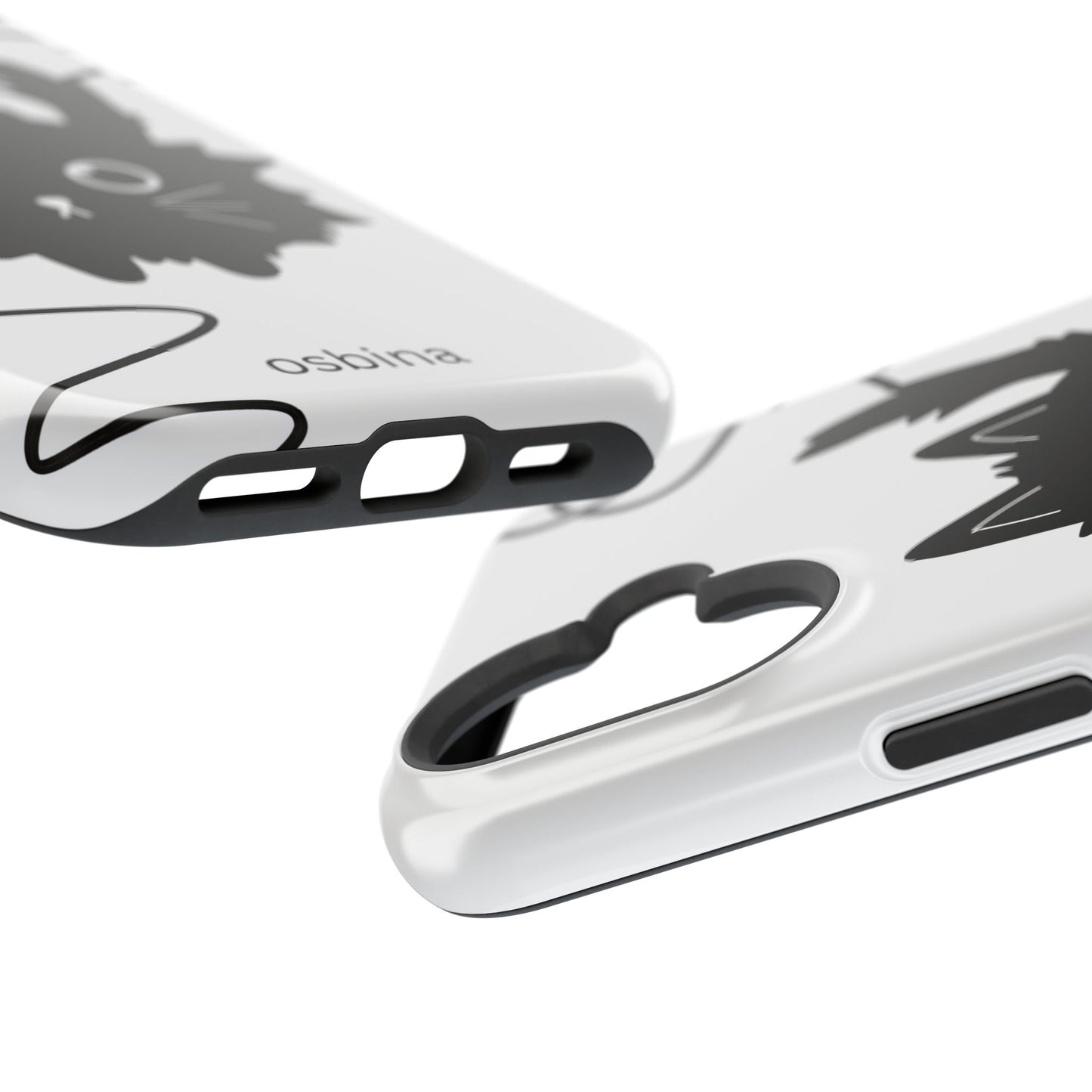 osbina | MagSafe compatible for iPhone | Midnight Couture Cat Phone Case | Season Collective Collection