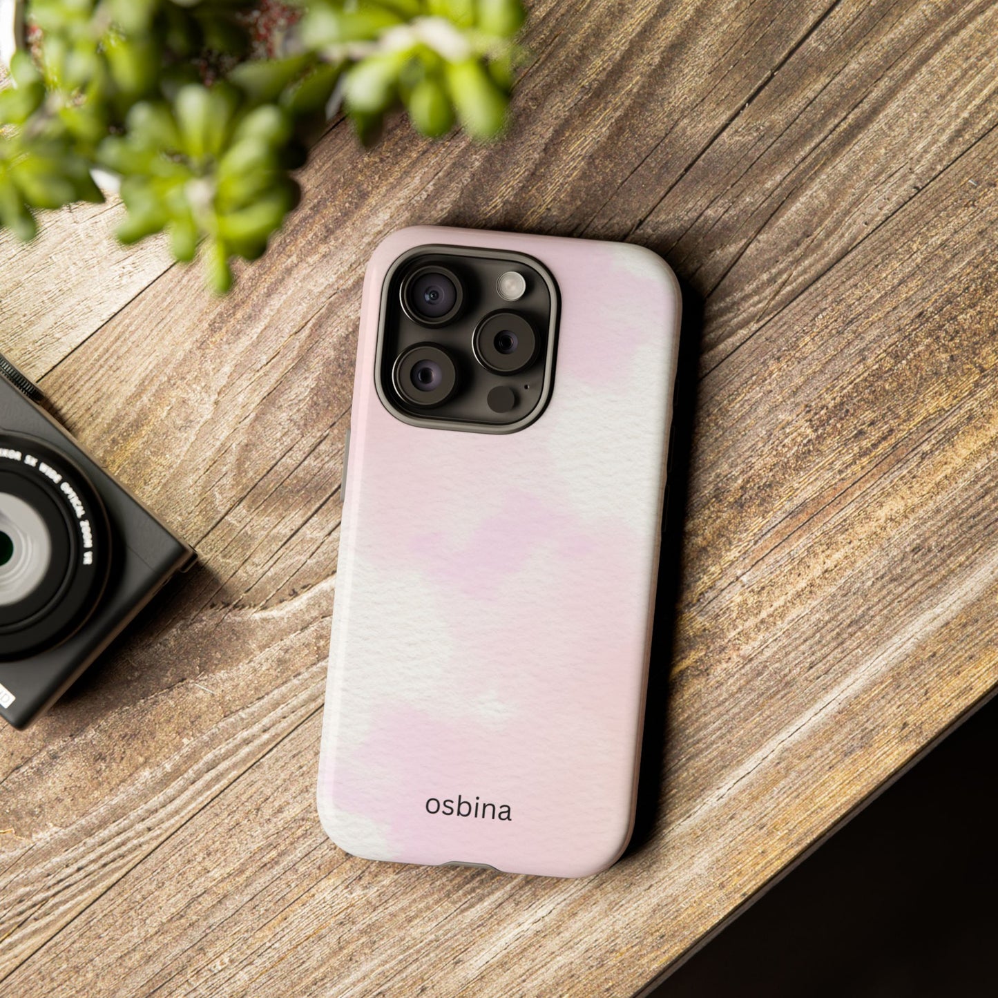 osbina | Pink Cotton Cloud Phone Case | Modern Muse Collection