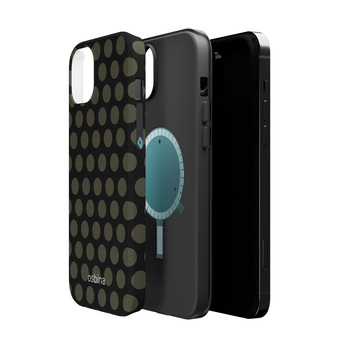 osbina | MagSafe compatible for iPhone | Onyx Chic Phone Case | Modern Muse Collection