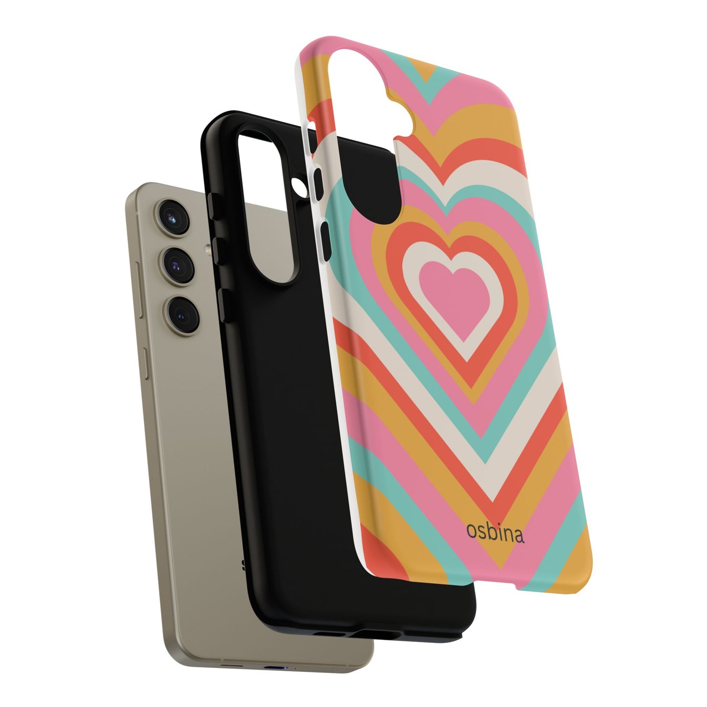 osbina | Heart Nouveau Phone Case | Modern Muse Collection