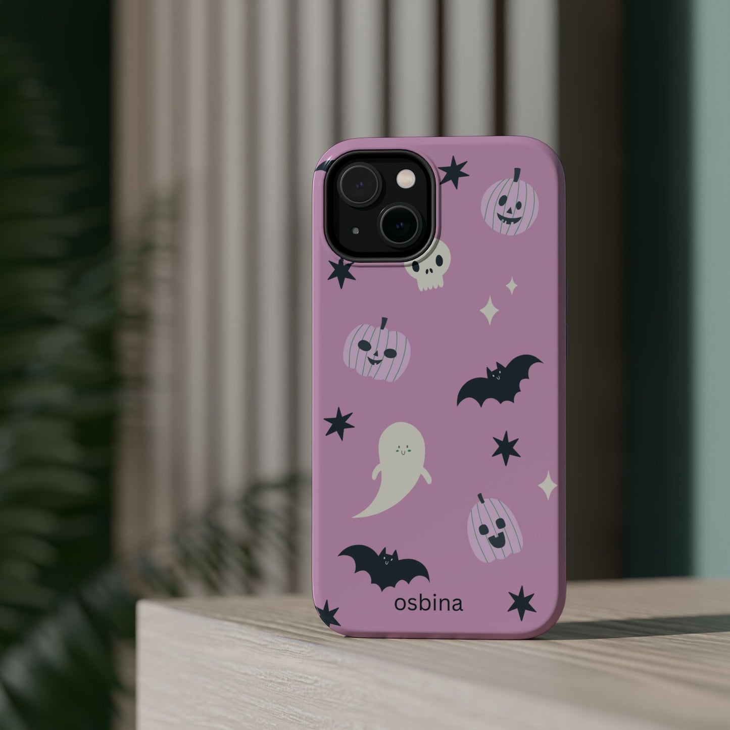 osbina | MagSafe compatible for iPhone | Blush Bewitched Limited Edition Spooky Chic Phone Case | Season Collective Collection