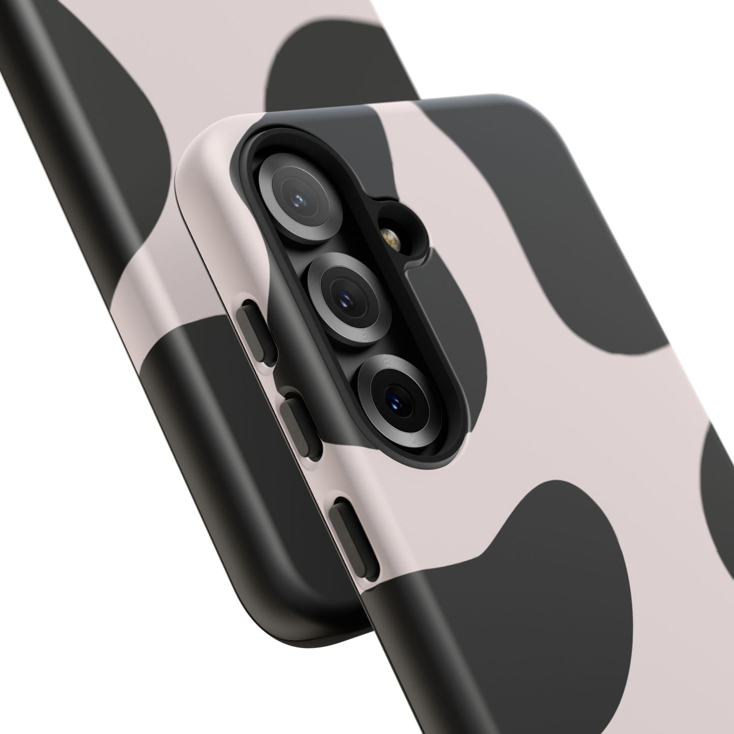 osbina | Prairie Chic Pink & Black Cow Print Phone Case | Modern Muse Collection