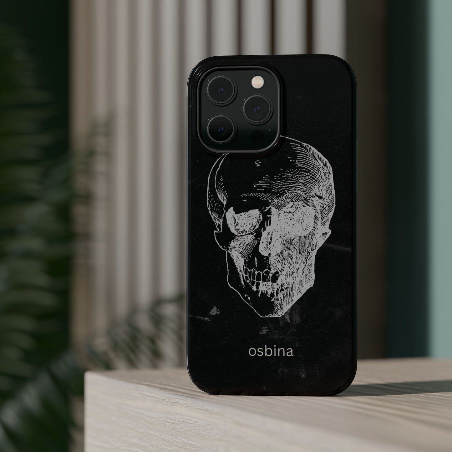 osbina | MagSafe compatible for iPhone | Skull Phone Case | Season Collective Collection