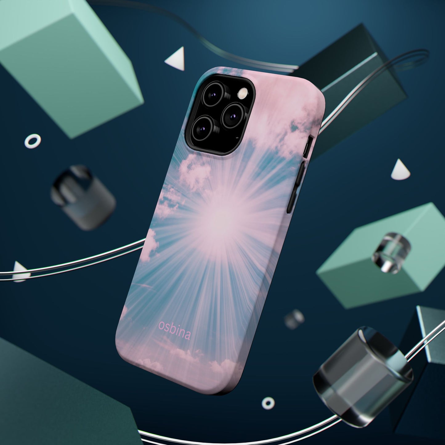 osbina | MagSafe compatible for iPhone | The Sunburst Skies Case | YAYOU Collection Supporting Shine Like Sable