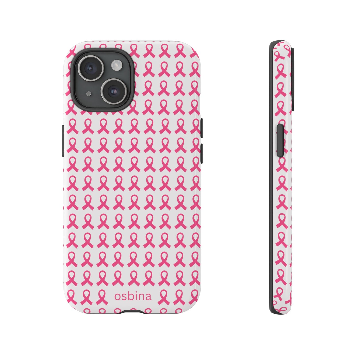 osbina | Limited Edition The Side by Side Pink Ribbon Case in Light Pink + Soft Pink + Hot Pink | The Pink October Collection | Inspired By