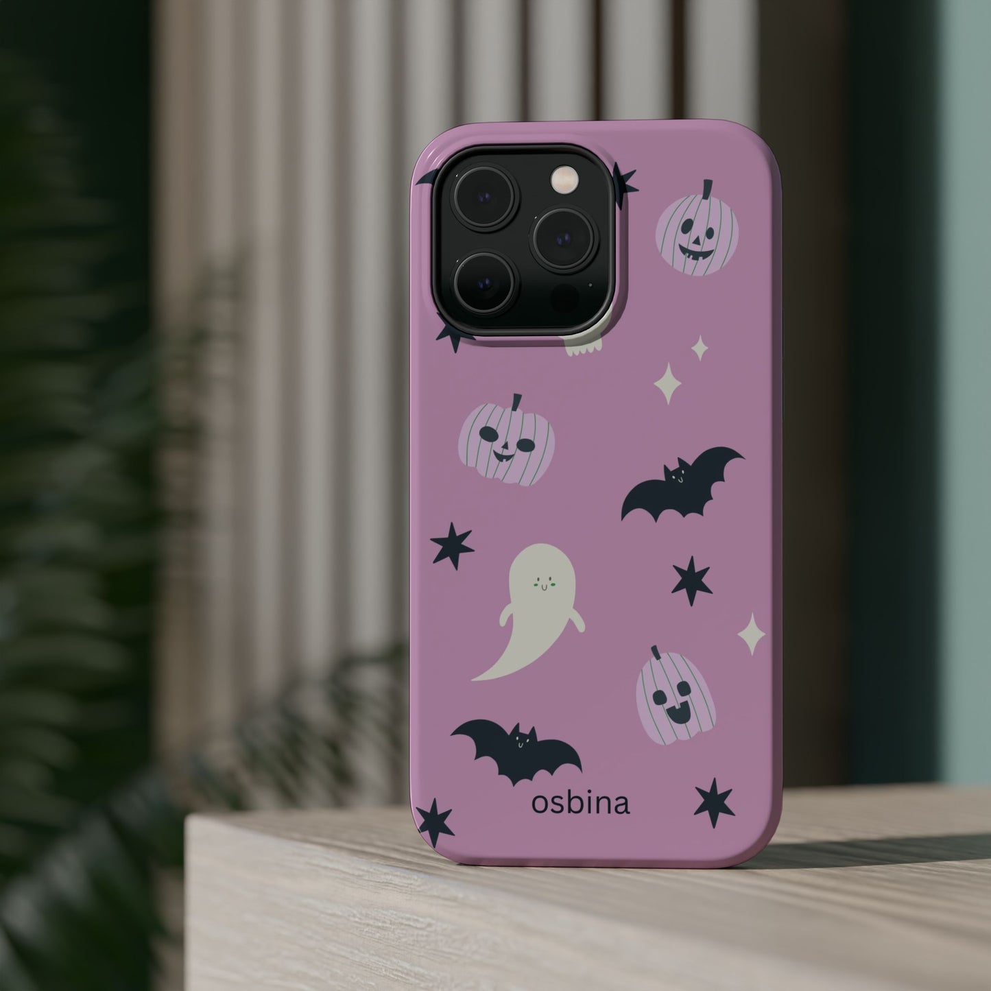 osbina | MagSafe compatible for iPhone | Blush Bewitched Limited Edition Spooky Chic Phone Case | Season Collective Collection
