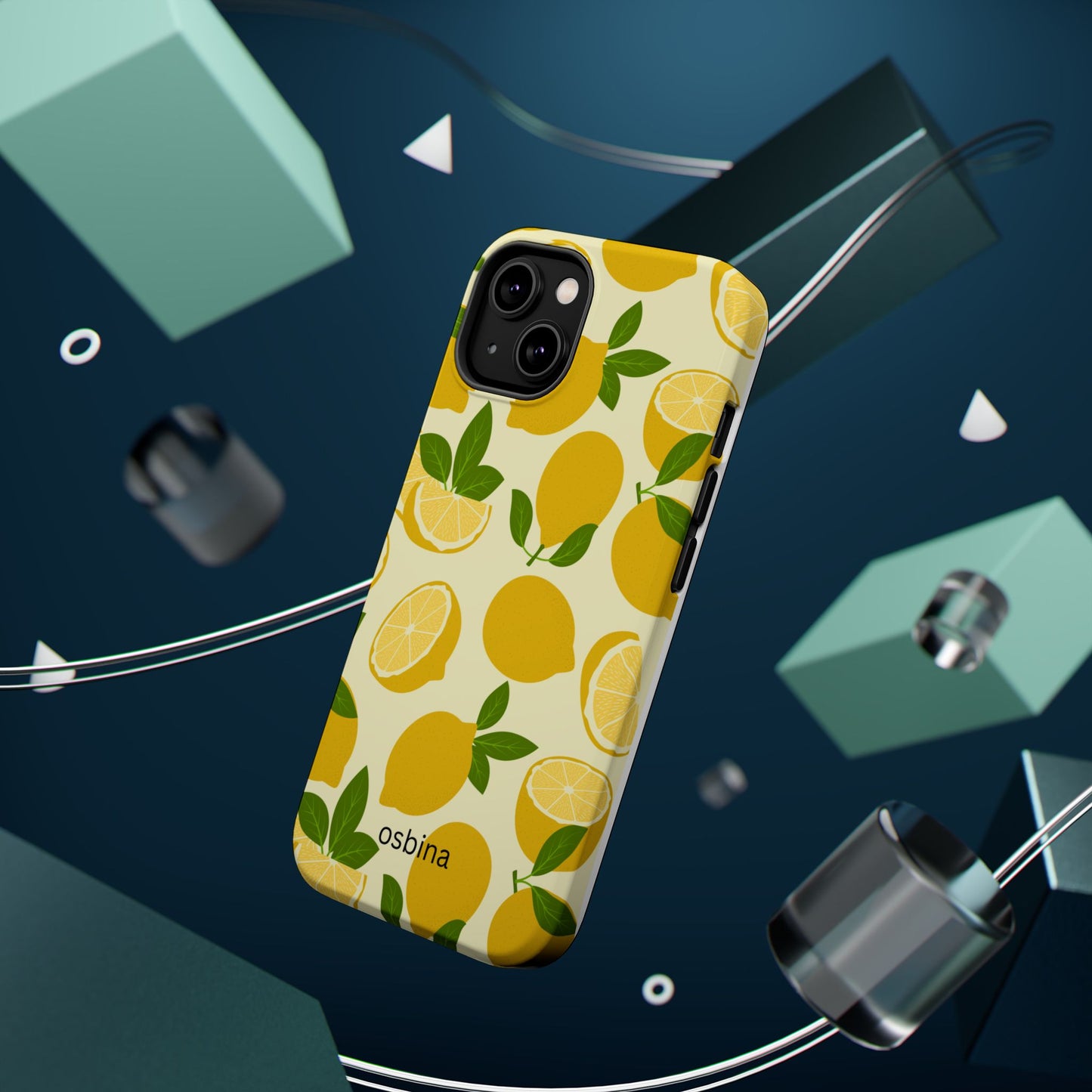 osbina | MagSafe compatible for iPhone | Limoncello Lemon Phone Case | Modern Muse Collection