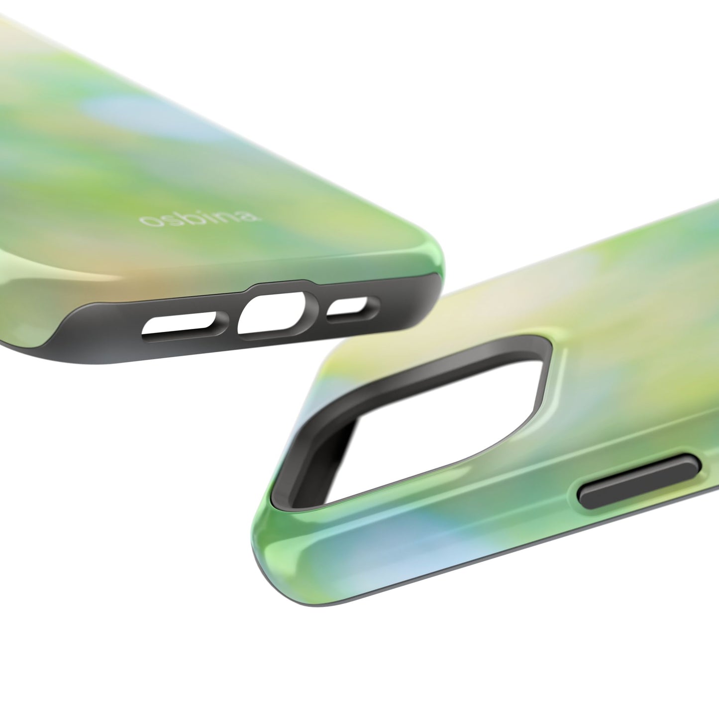 osbina | MagSafe compatible for iPhone | The Veridian Orbs Phone Case | Color Edit Collection