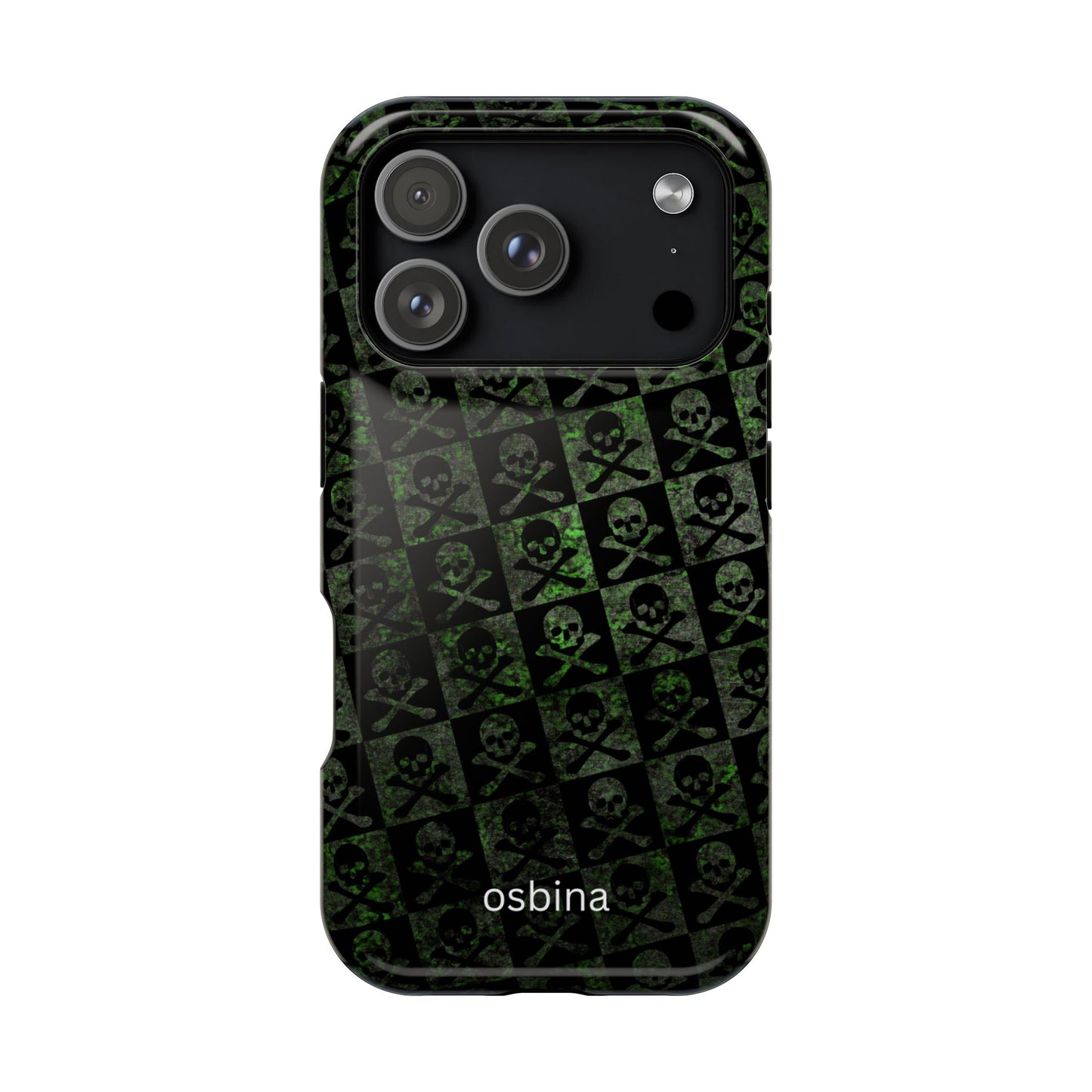 osbina | MagSafe compatible for iPhone | Skull & Crossbones Phone Case | Season Collective Collection