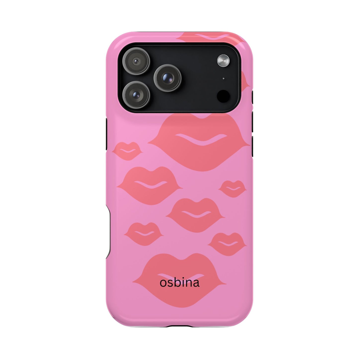osbina | MagSafe compatible for iPhone | Besos Hot Lips Phone Case | Modern Muse Collection