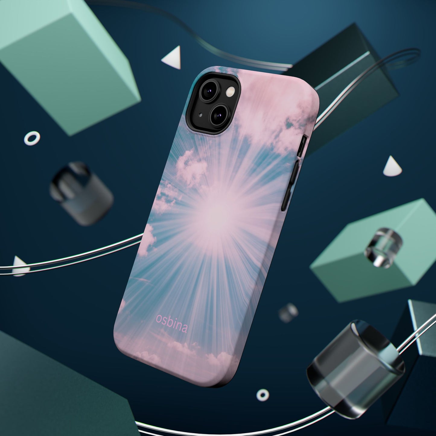 osbina | MagSafe compatible for iPhone | The Sunburst Skies Case | YAYOU Collection Supporting Shine Like Sable