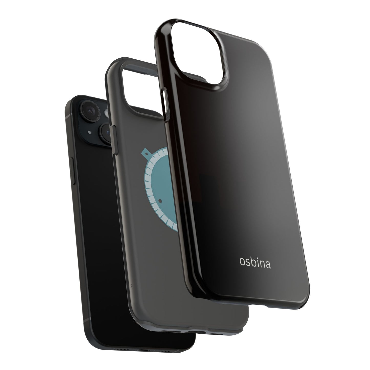 osbina | MagSafe compatible for iPhone | The Onyx Phone Case | Modern Man Collection