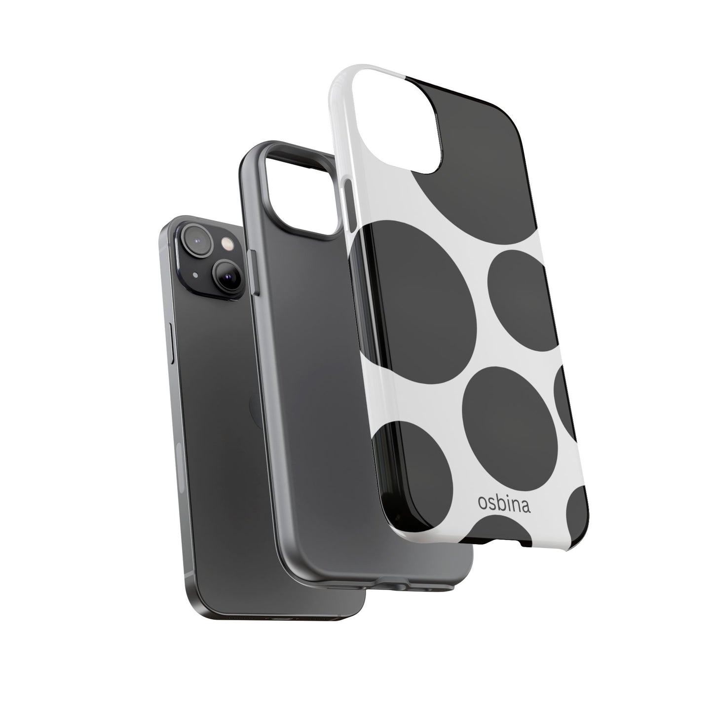 osbina | The Noir Bubbles Phone Case | Modern Muse Collection