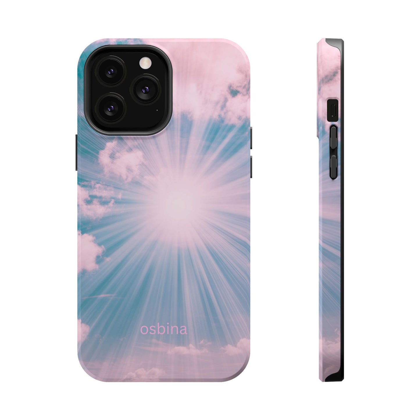 osbina | MagSafe compatible for iPhone | The Sunburst Skies Case | YAYOU Collection Supporting Shine Like Sable