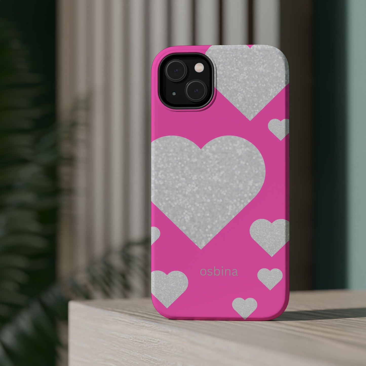 osbina | MagSafe compatible for iPhone | The Shimmering Love Case | YAYOU Collection Supporting Shine Like Sable