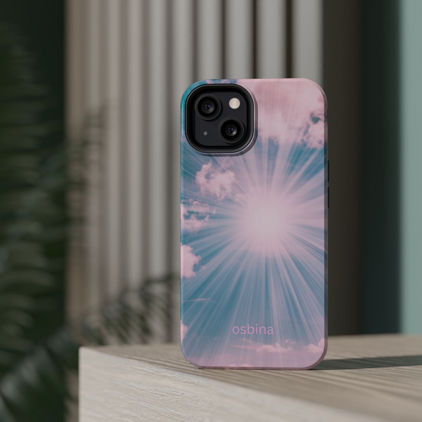 osbina | MagSafe compatible for iPhone | The Sunburst Skies Case | YAYOU Collection Supporting Shine Like Sable