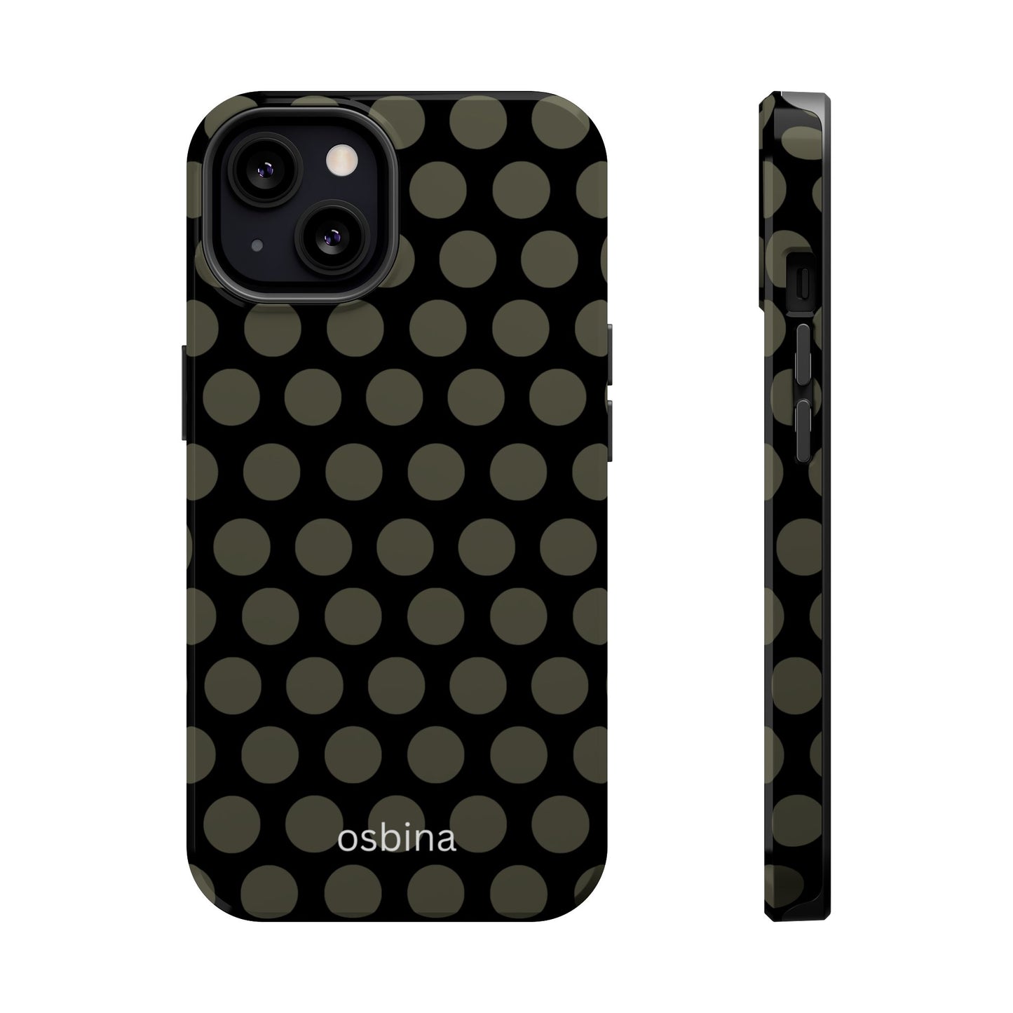 osbina | MagSafe compatible for iPhone | Onyx Chic Phone Case | Modern Muse Collection