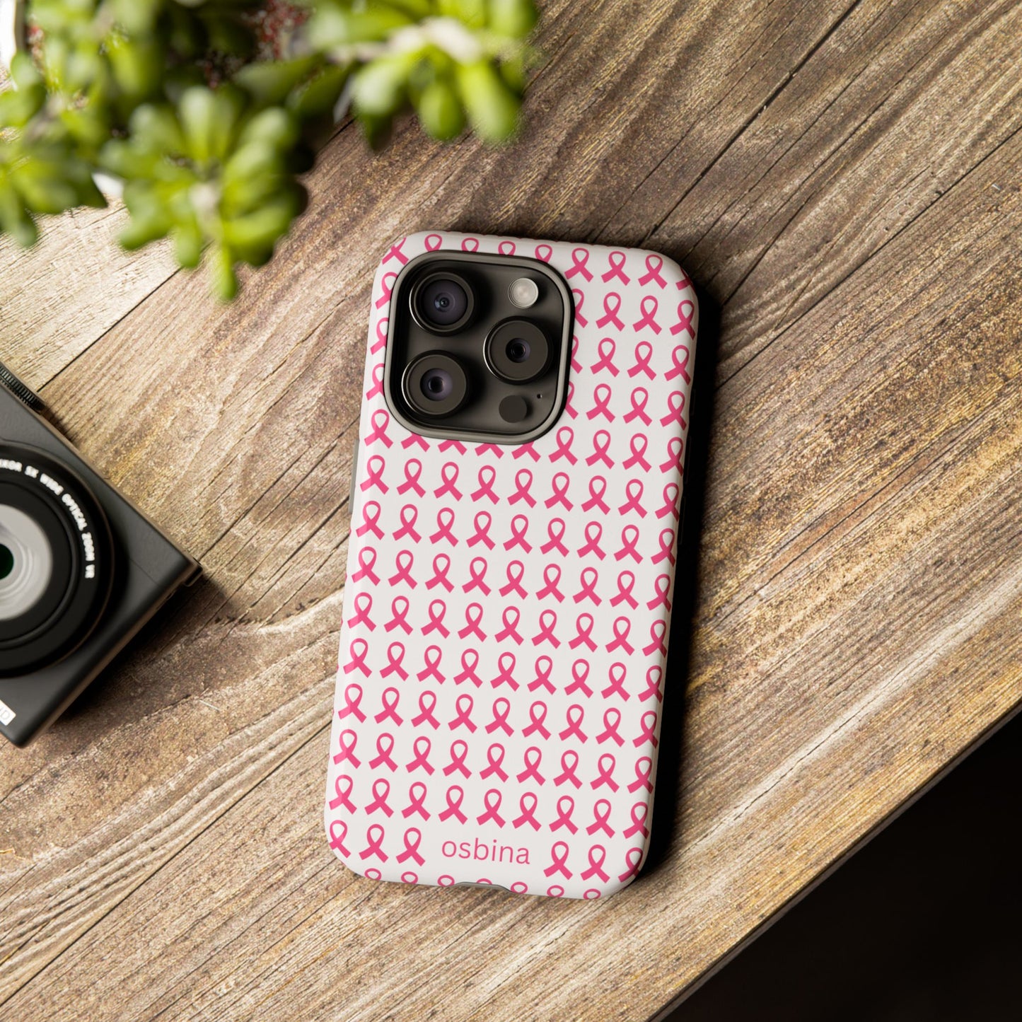 osbina | Limited Edition The Side by Side Pink Ribbon Case in Light Pink + Soft Pink + Hot Pink | The Pink October Collection | Inspired By