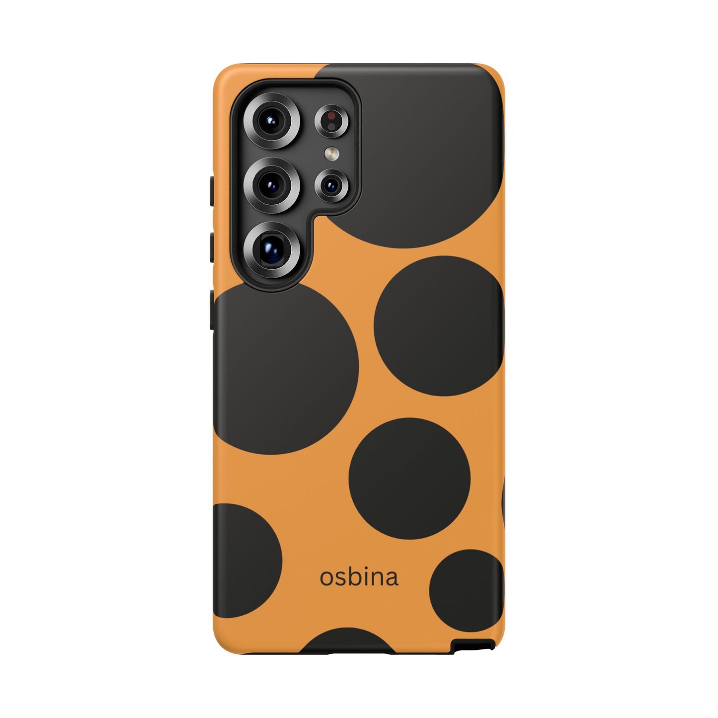 osbina | The Bubble Statement Case in Orange + Black | The Season Collective
