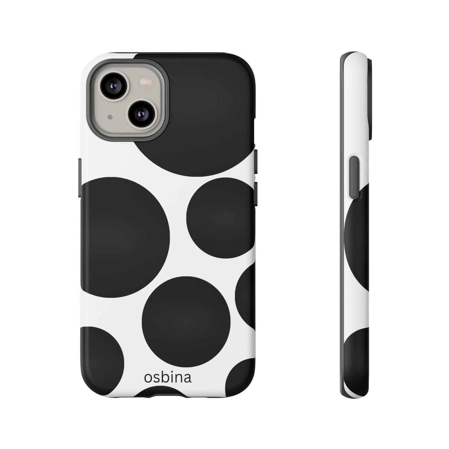 osbina | The Noir Bubbles Phone Case | Modern Muse Collection