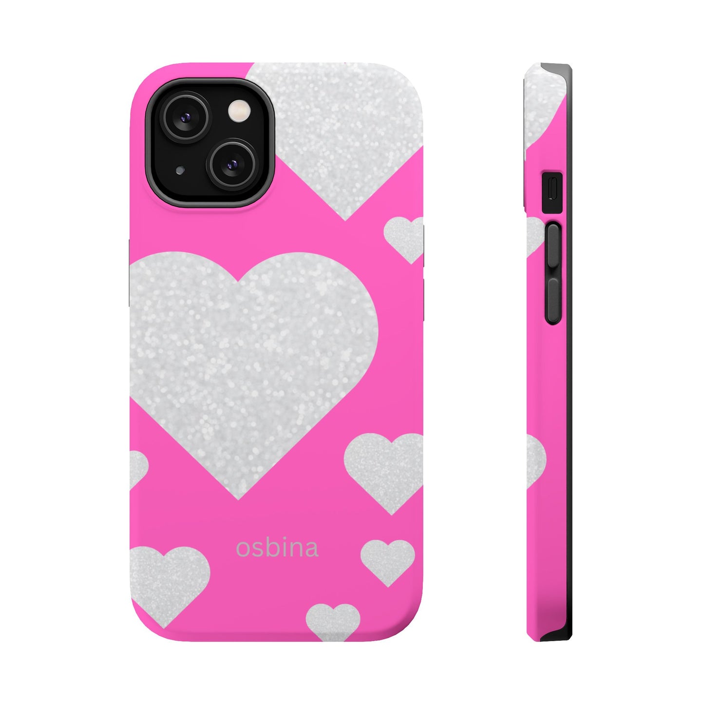 osbina | MagSafe compatible for iPhone | The Shimmering Love Case | YAYOU Collection Supporting Shine Like Sable