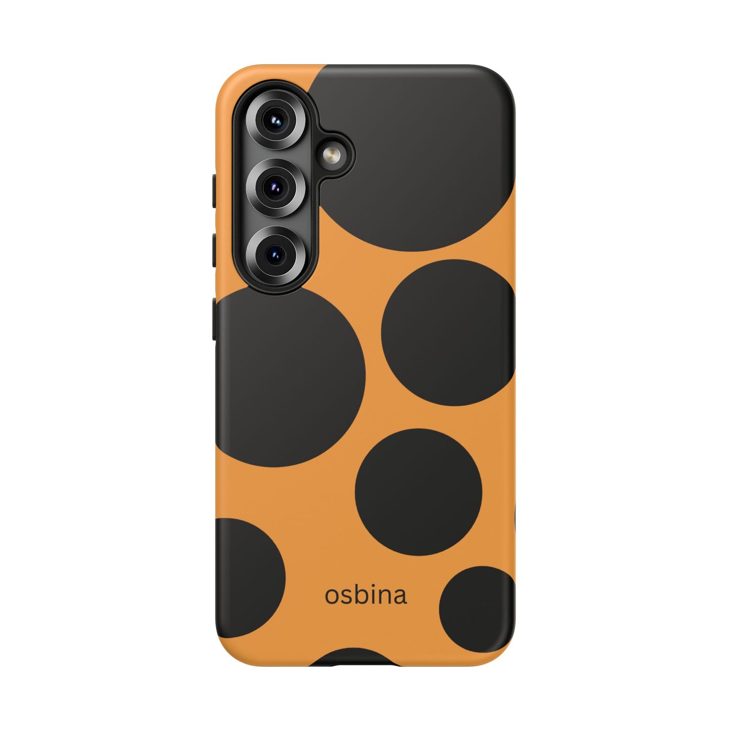 osbina | The Bubble Statement Case in Orange + Black | The Season Collective