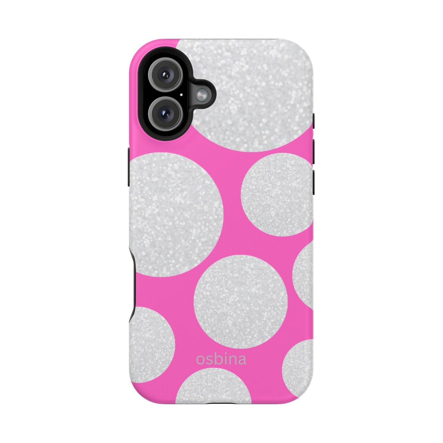 osbina | MagSafe compatible for iPhone | The Sparkling Bubbles Case | YAYOU Collection Supporting Shine Like Sable