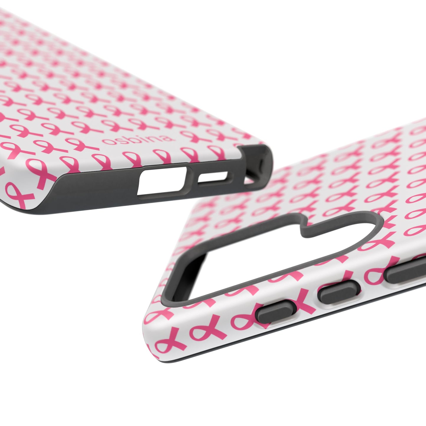 osbina | Limited Edition The Side by Side Pink Ribbon Case in Light Pink + Soft Pink + Hot Pink | The Pink October Collection | Inspired By