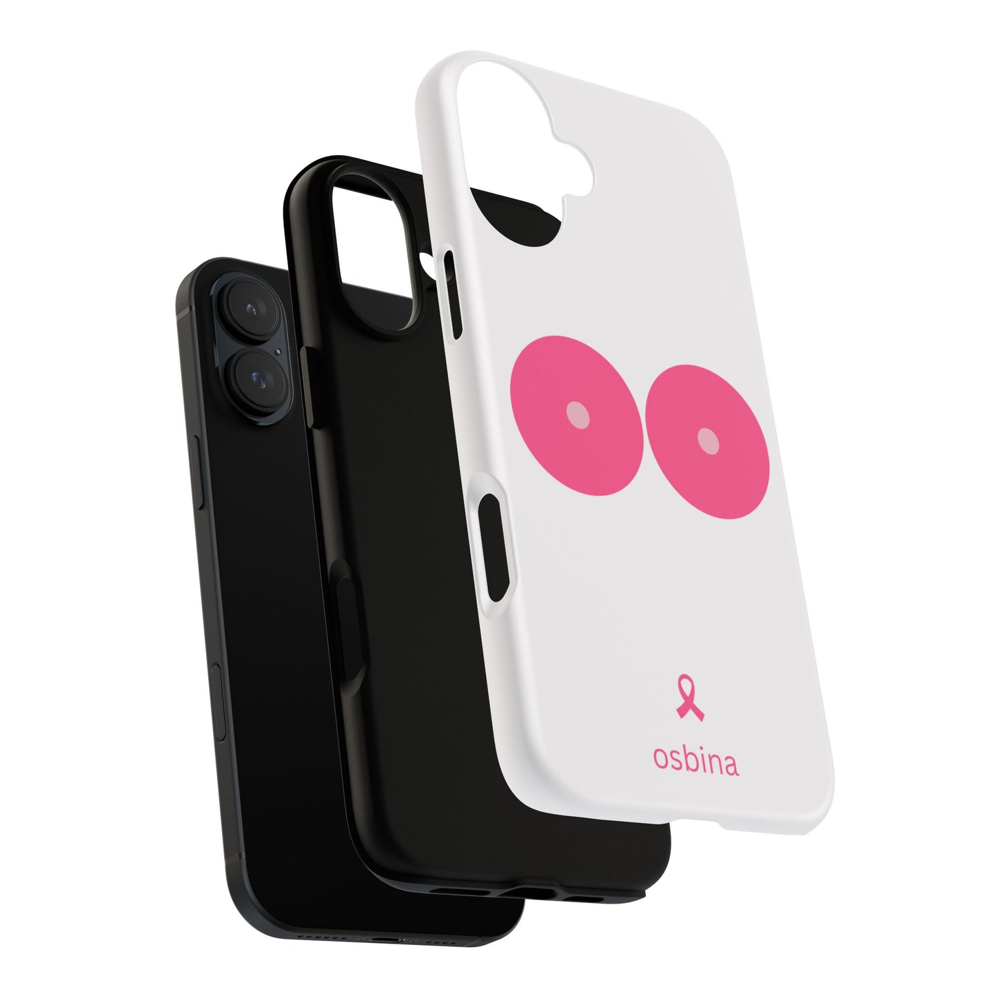osbina | Limited Edition The Check Your Tatas Case in Light Pink + Soft Pink + Hot Pink | The Pink October Collection | Inspired By