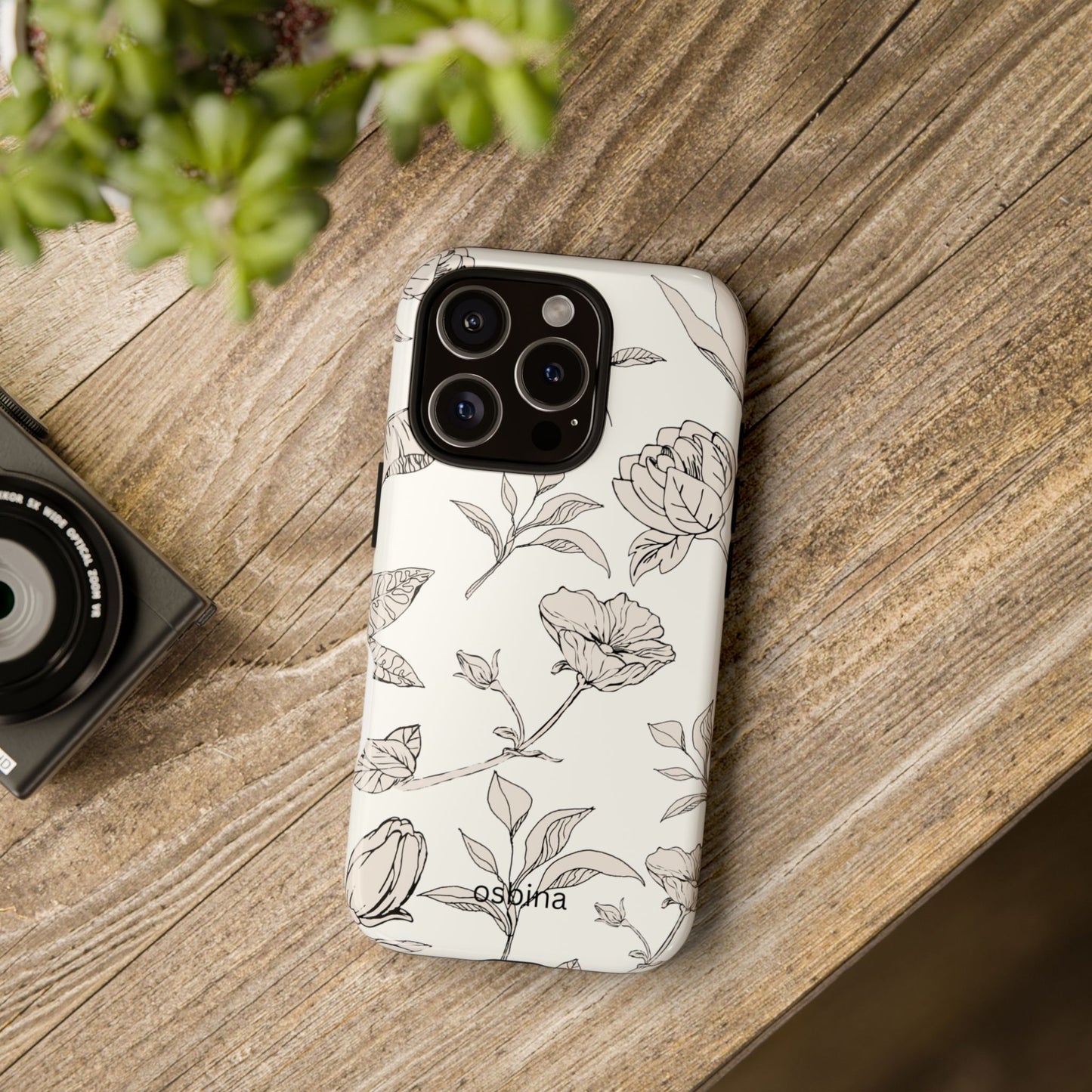 osbina | Silhouette Bloom Phone Case | Modern Muse Collection