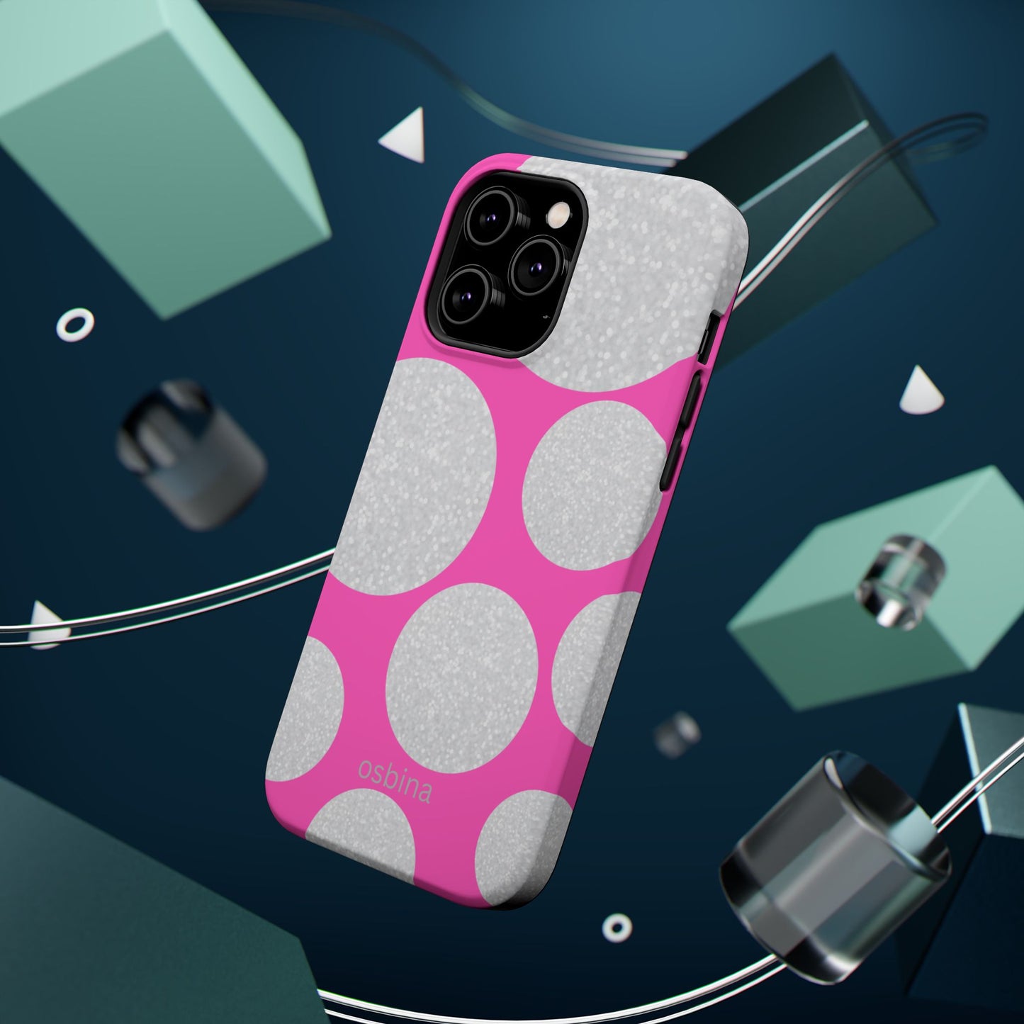 osbina | MagSafe compatible for iPhone | The Sparkling Bubbles Case | YAYOU Collection Supporting Shine Like Sable