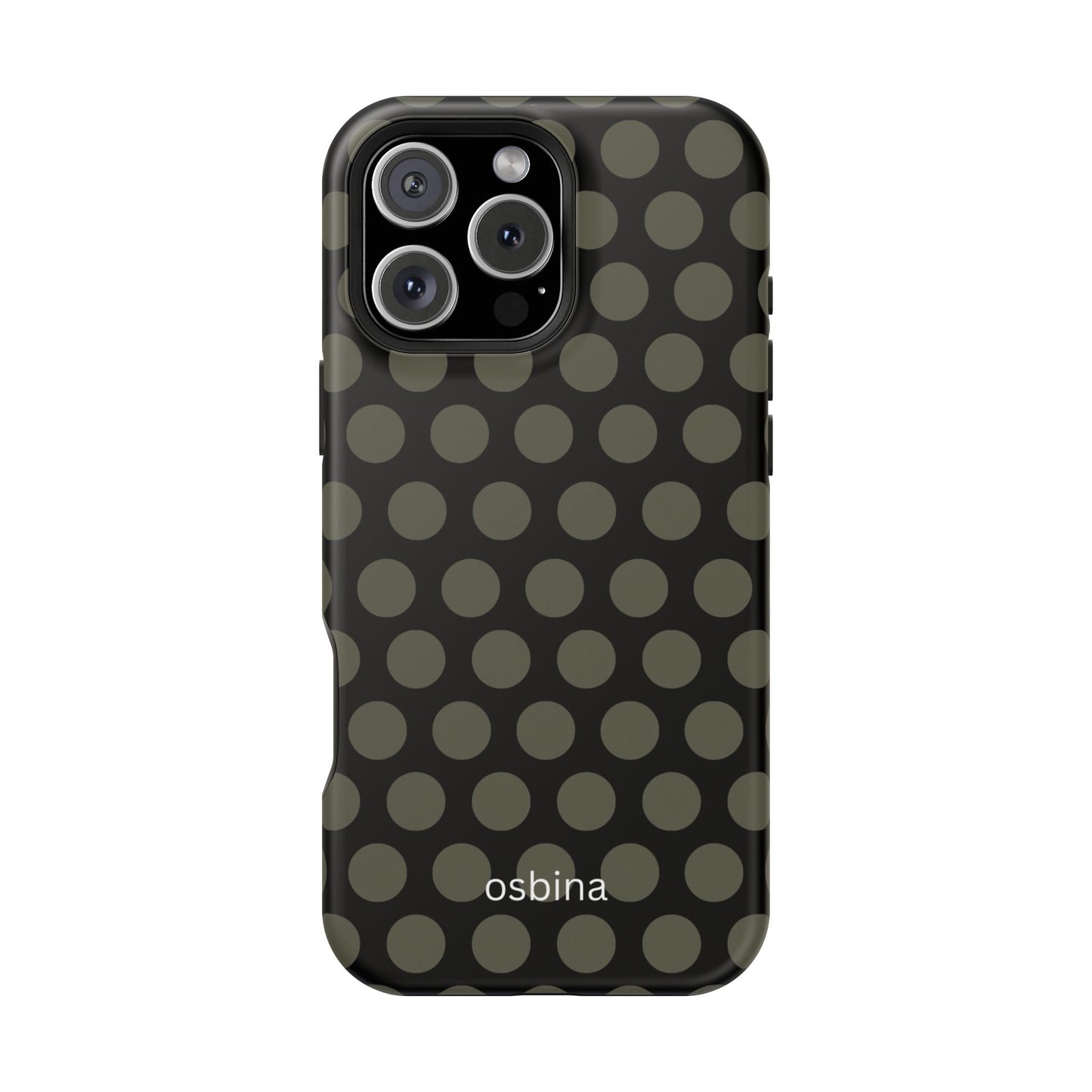 osbina | MagSafe compatible for iPhone | Onyx Chic Phone Case | Modern Muse Collection