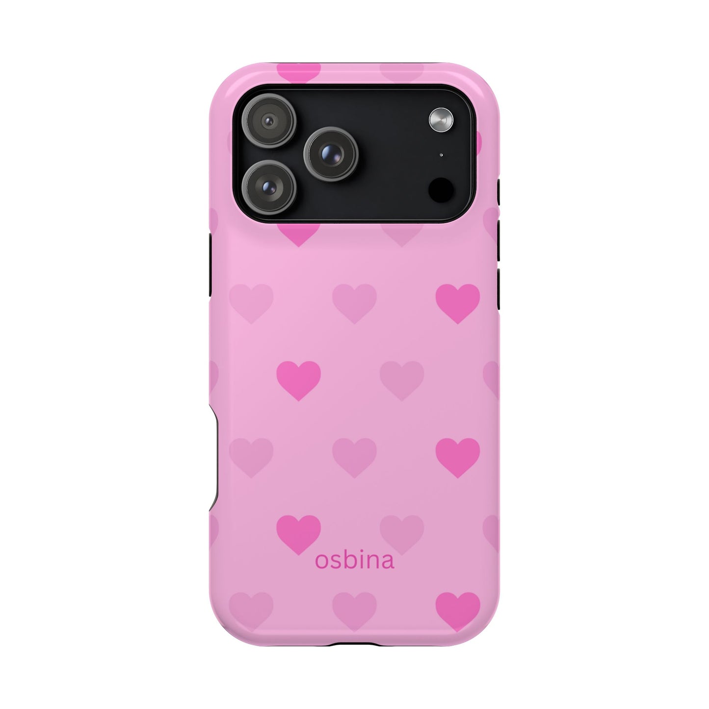 osbina | MagSafe compatible for iPhone | The Blushing Hearts Case | YAYOU Collection Supporting Shine Like Sable