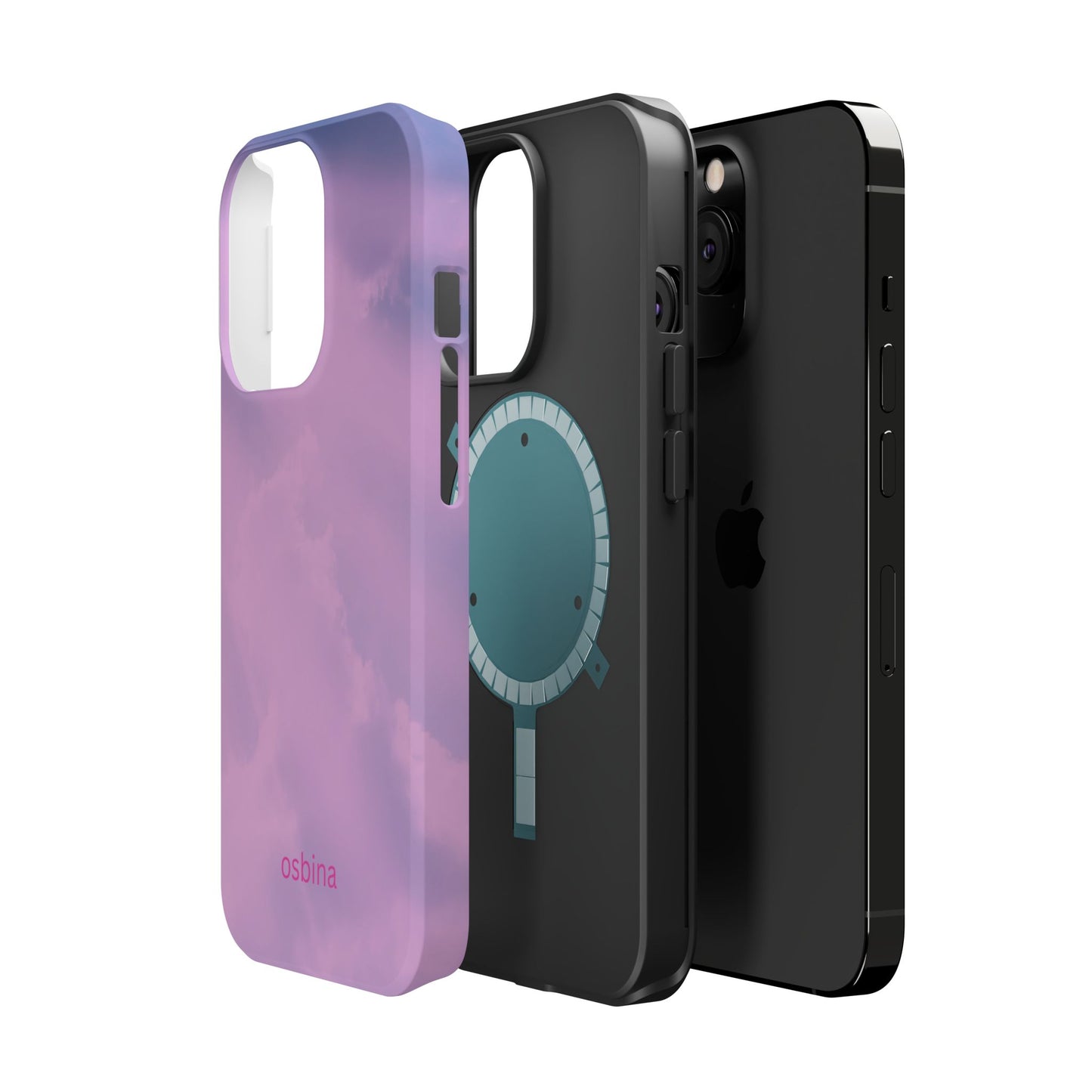 osbina | MagSafe compatible for iPhone | The Rosy Skies Case | YAYOU Collection Supporting Shine Like Sable