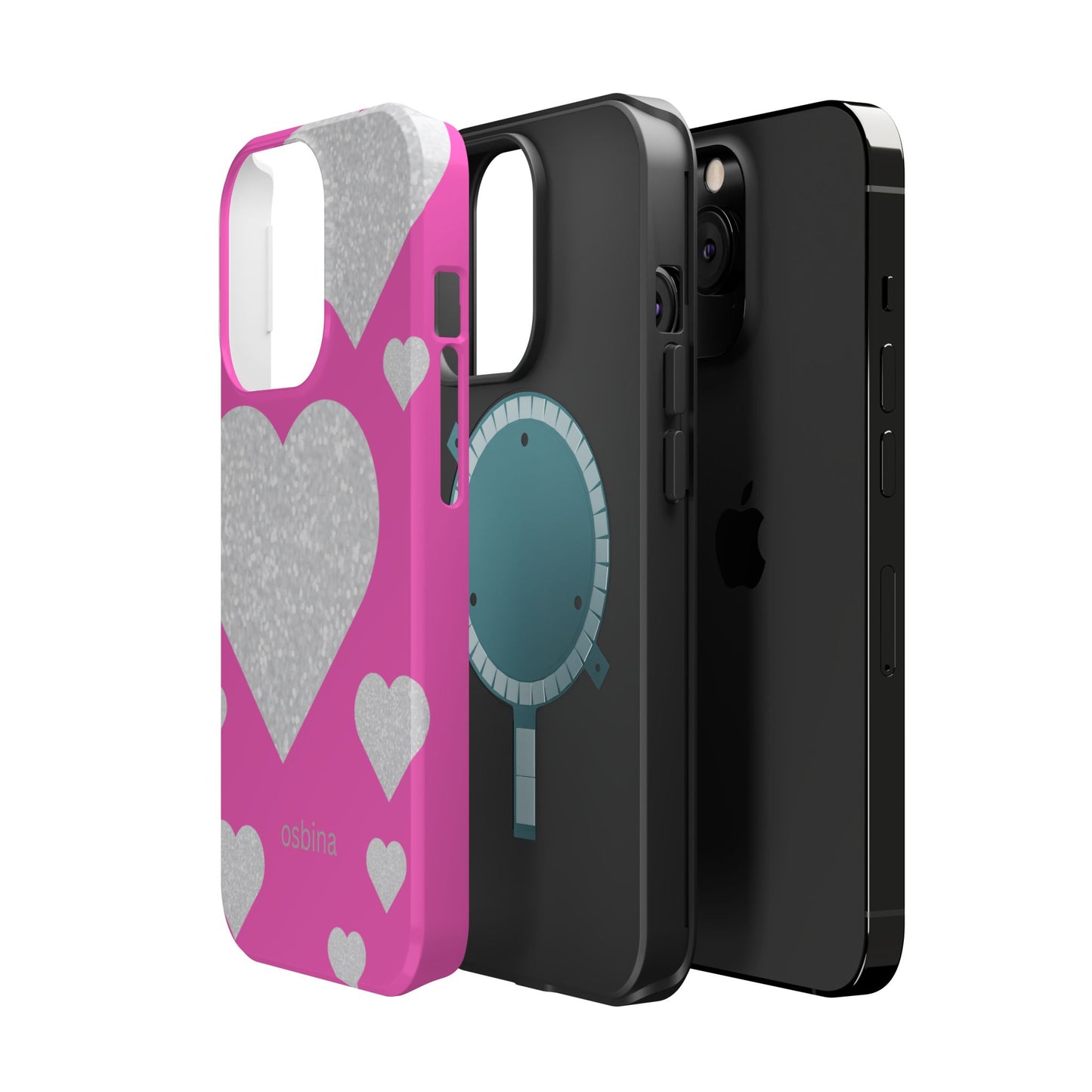 osbina | MagSafe compatible for iPhone | The Shimmering Love Case | YAYOU Collection Supporting Shine Like Sable