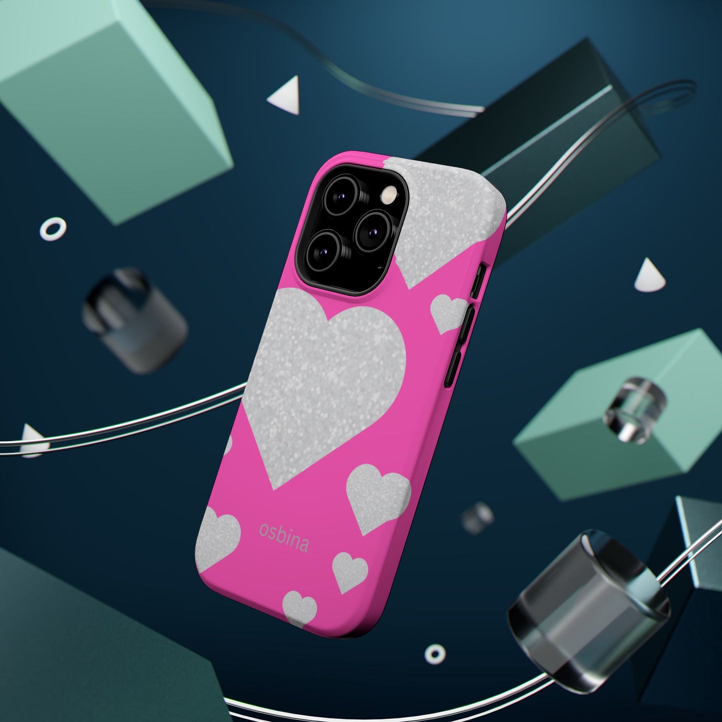 osbina | MagSafe compatible for iPhone | The Shimmering Love Case | YAYOU Collection Supporting Shine Like Sable