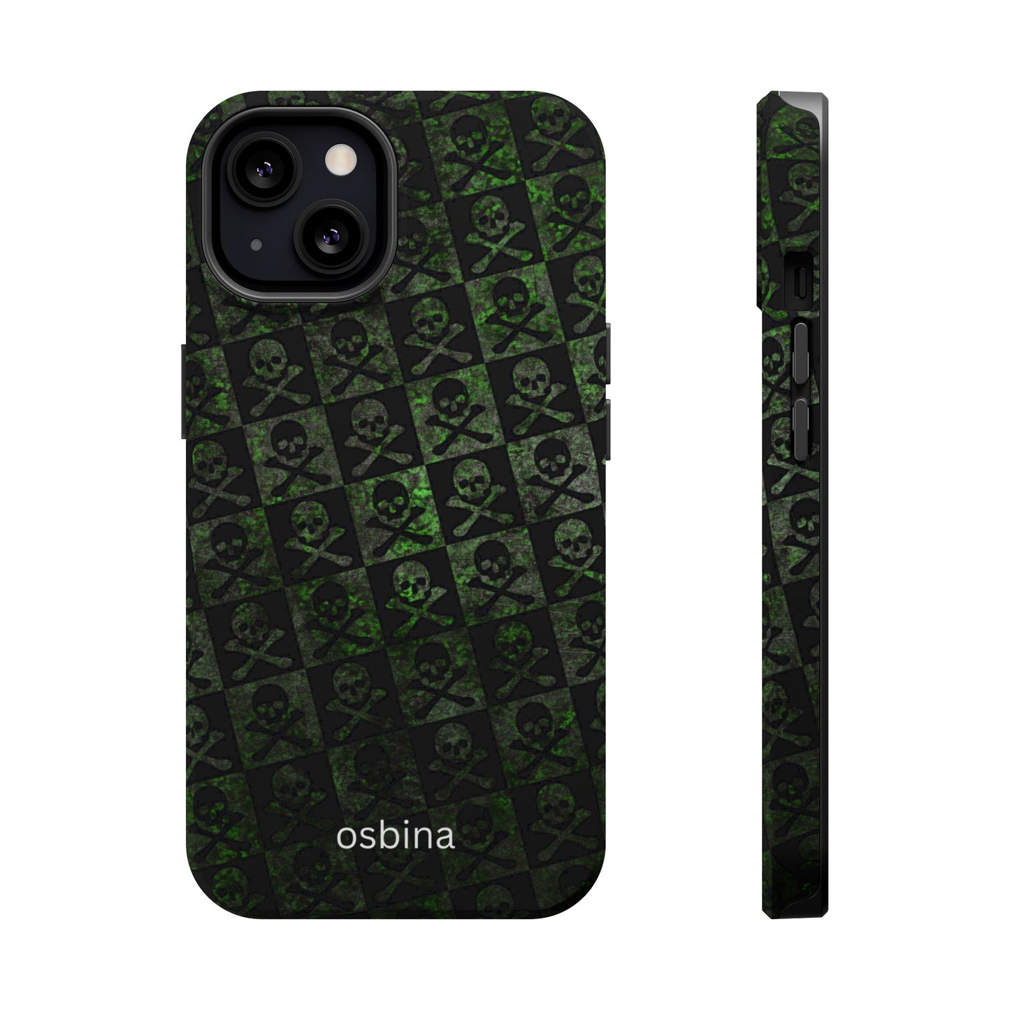 osbina | MagSafe compatible for iPhone | Skull & Crossbones Phone Case | Season Collective Collection
