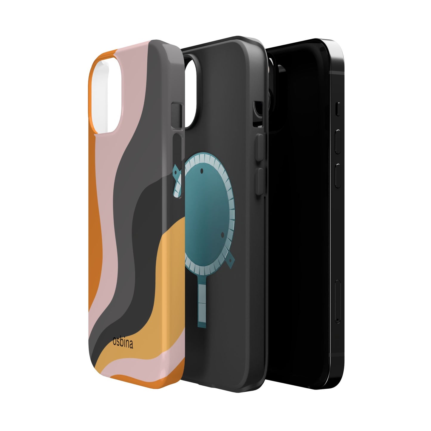 osbina | MagSafe Compatible for iPhone | The Case That Says “Fall, But Make It Fashion” | Retro Swirl Edition | The Season Collective