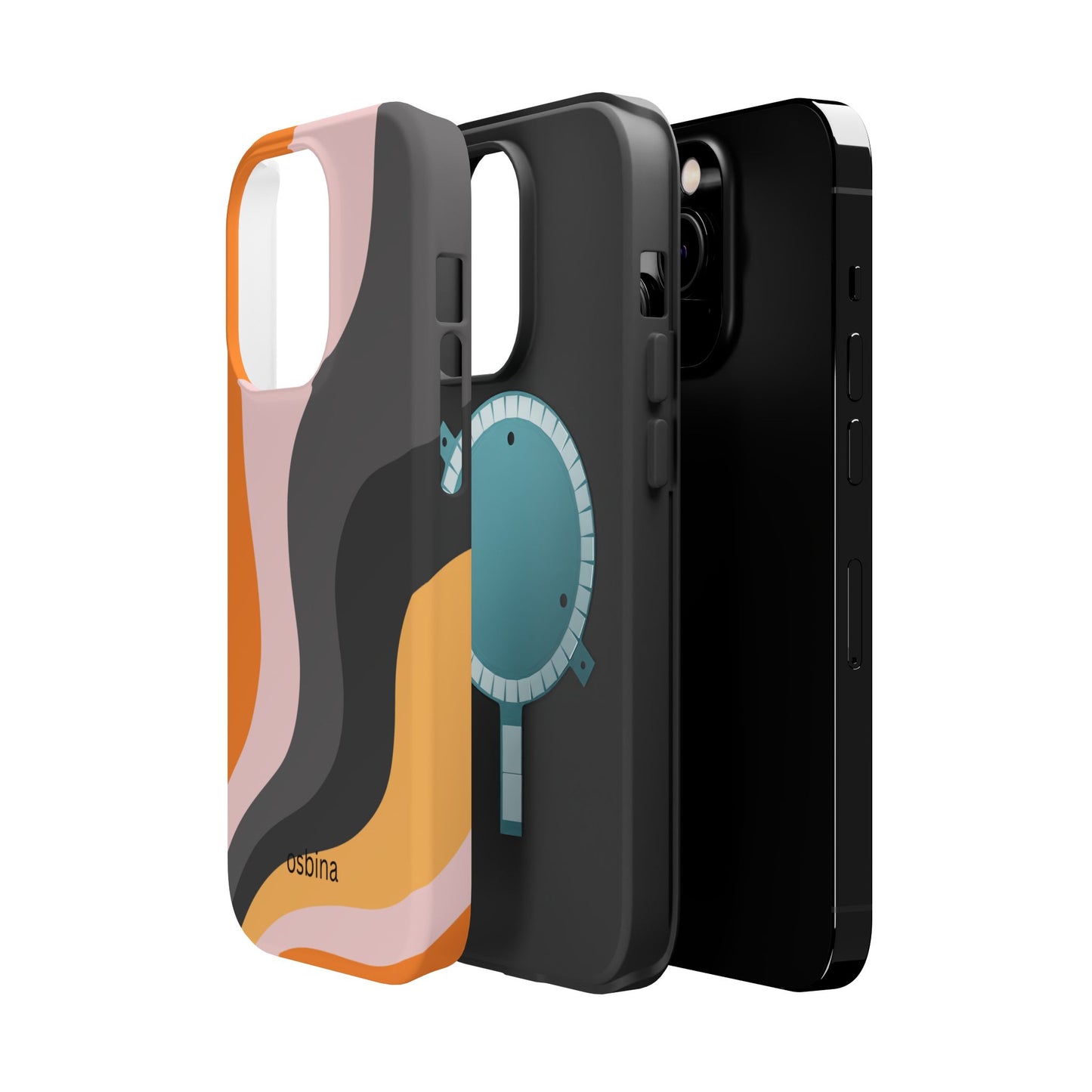 osbina | MagSafe Compatible for iPhone | The Case That Says “Fall, But Make It Fashion” | Retro Swirl Edition | The Season Collective