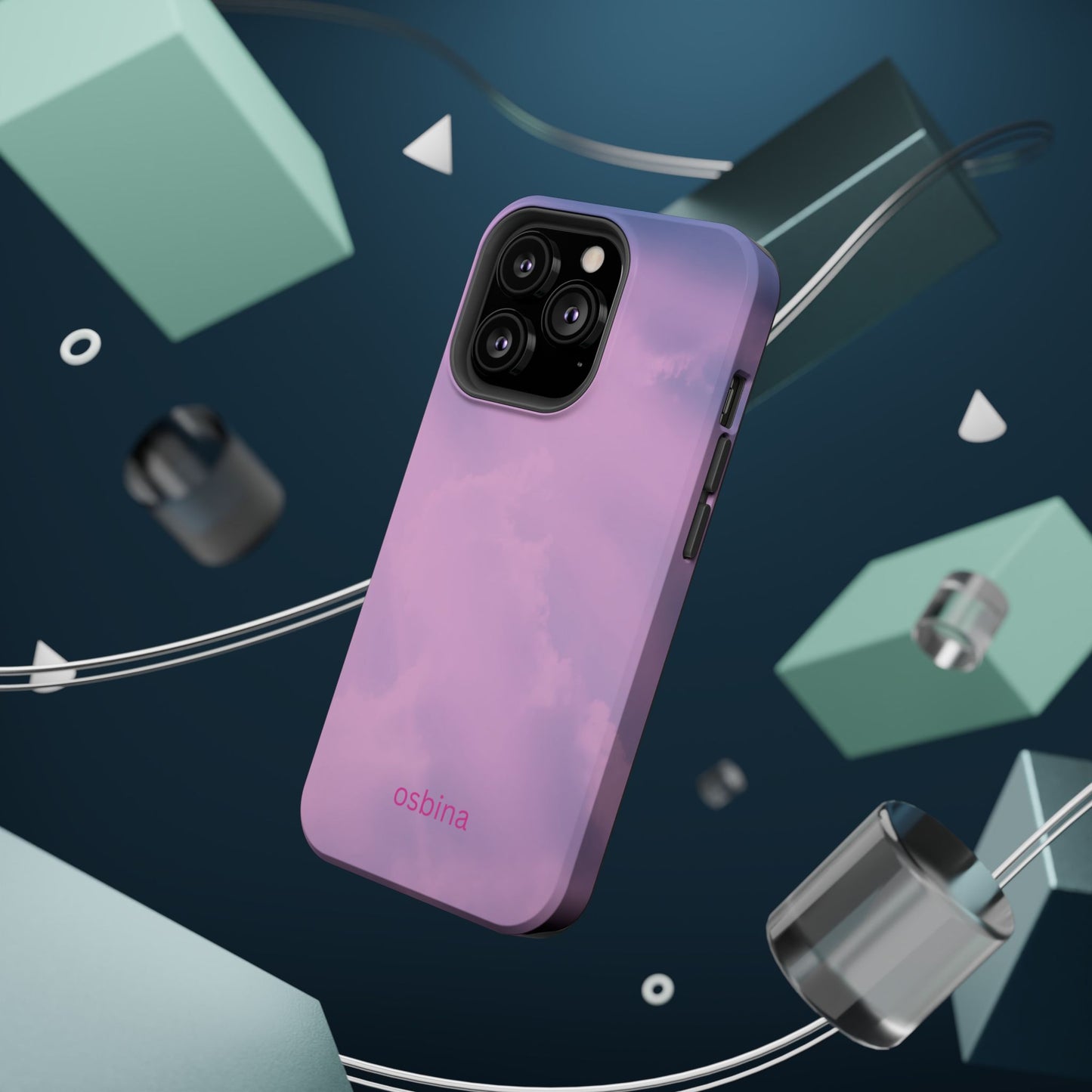 osbina | MagSafe compatible for iPhone | The Rosy Skies Case | YAYOU Collection Supporting Shine Like Sable