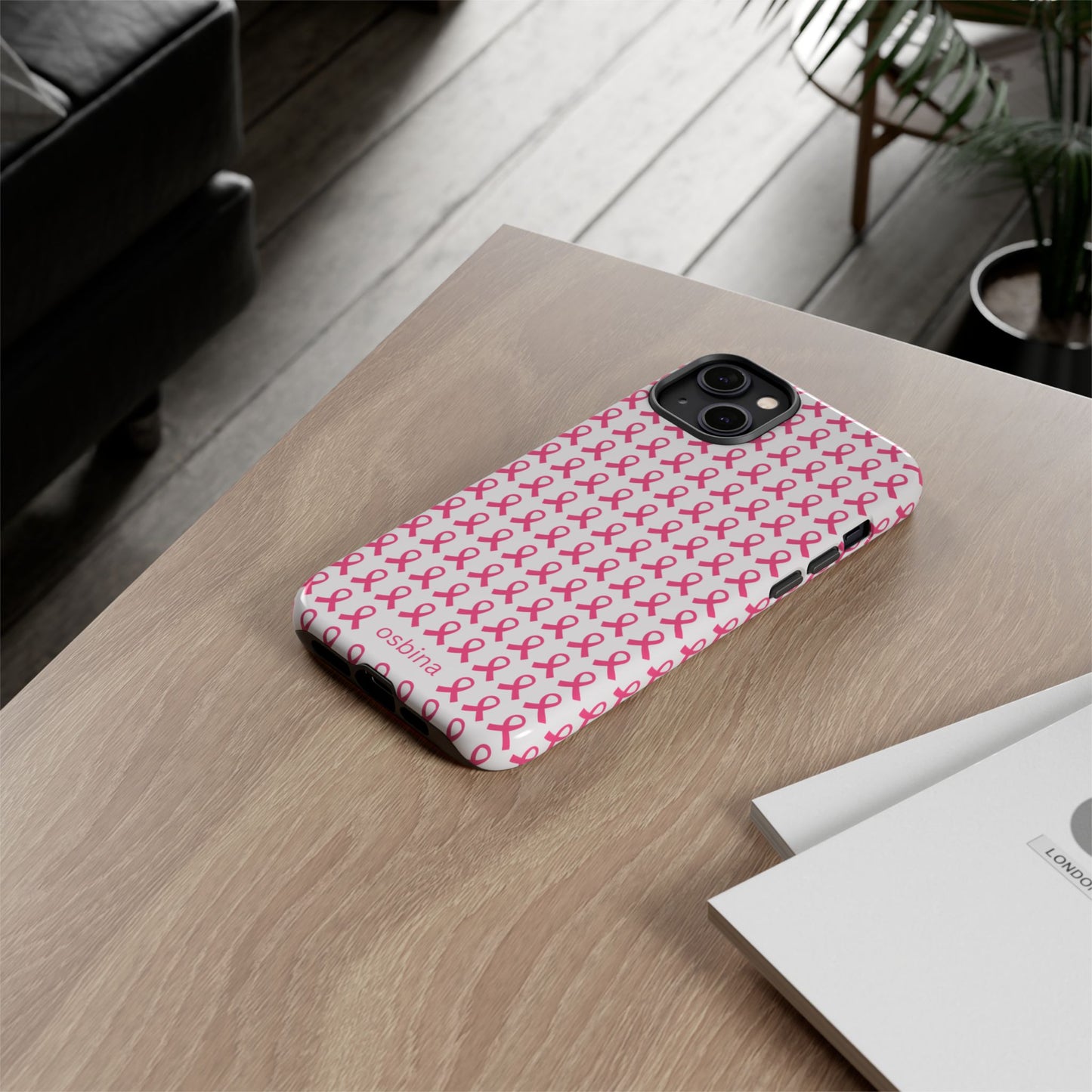 osbina | Limited Edition The Side by Side Pink Ribbon Case in Light Pink + Soft Pink + Hot Pink | The Pink October Collection | Inspired By