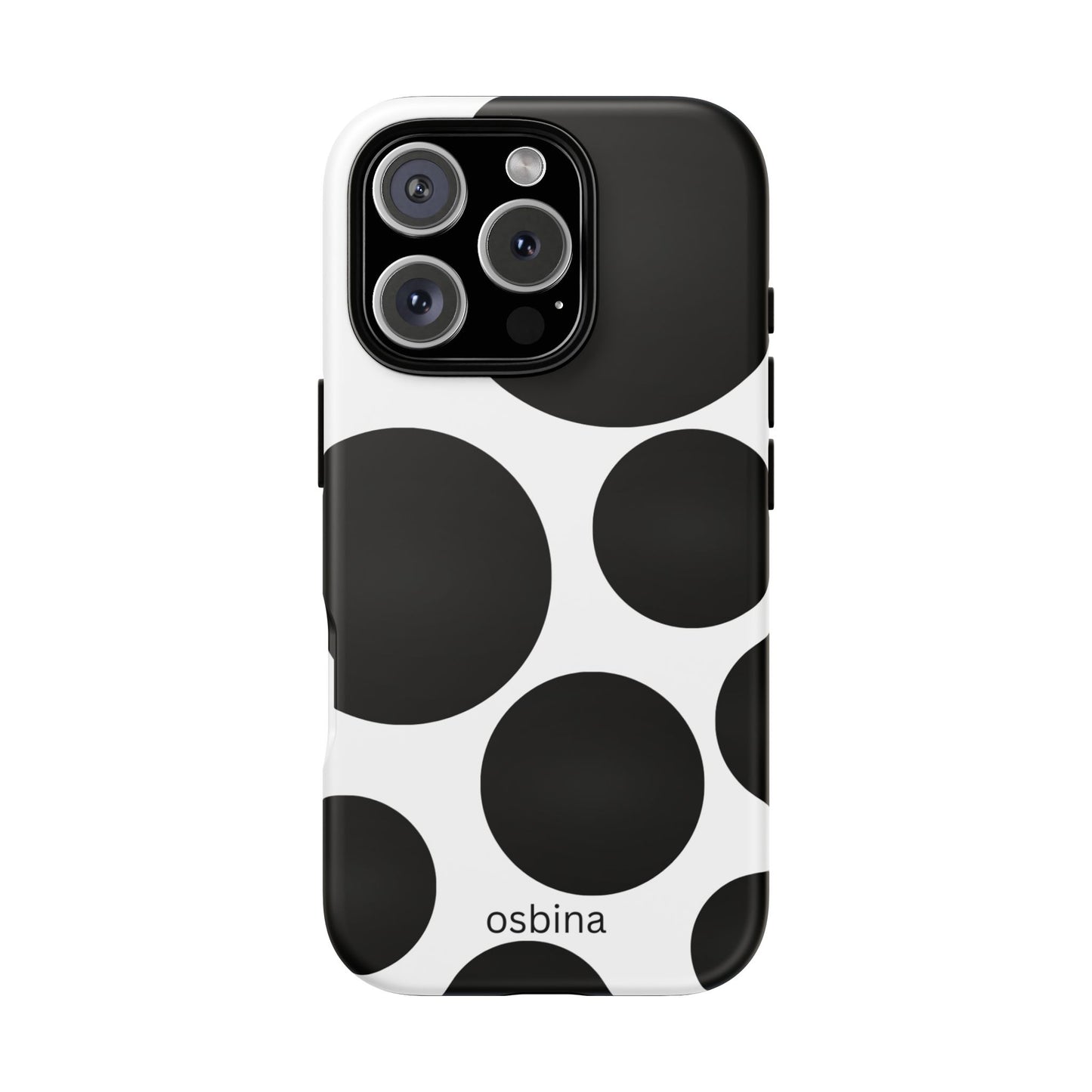 osbina | The Noir Bubbles Phone Case | Modern Muse Collection