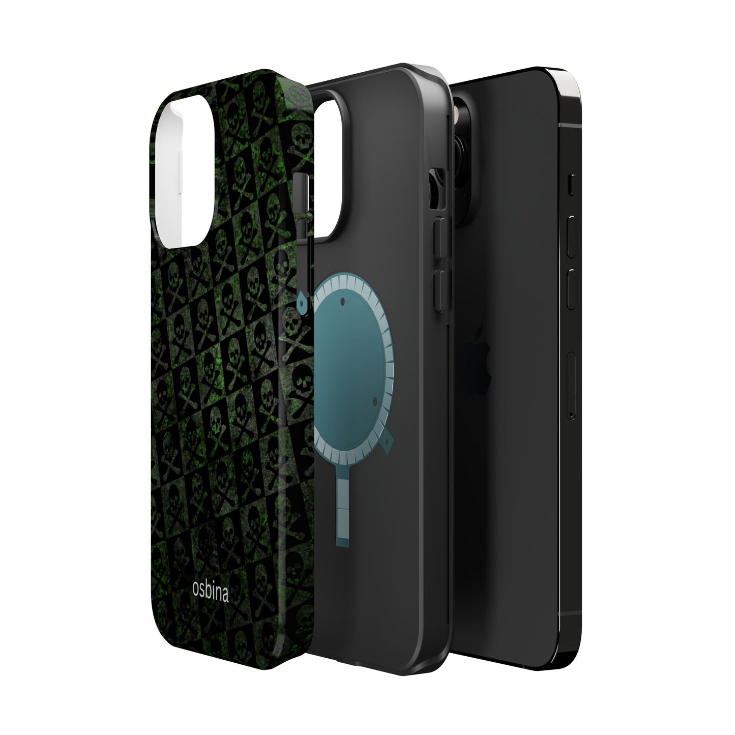 osbina | MagSafe compatible for iPhone | Skull & Crossbones Phone Case | Season Collective Collection