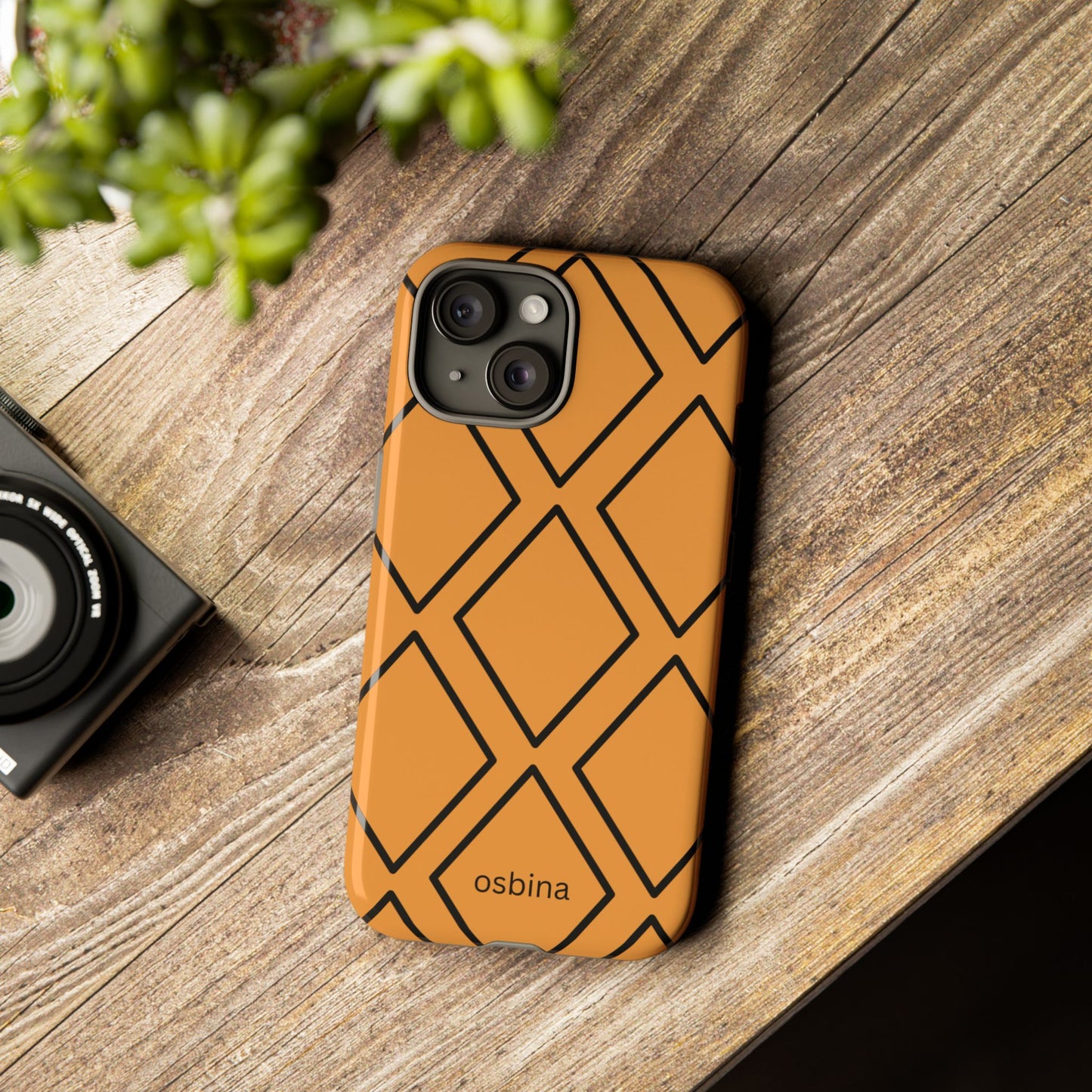 osbina | Diamonds Are Your Phone’s Best Friend — The Orange + Black Diamond Case | The Season Collective