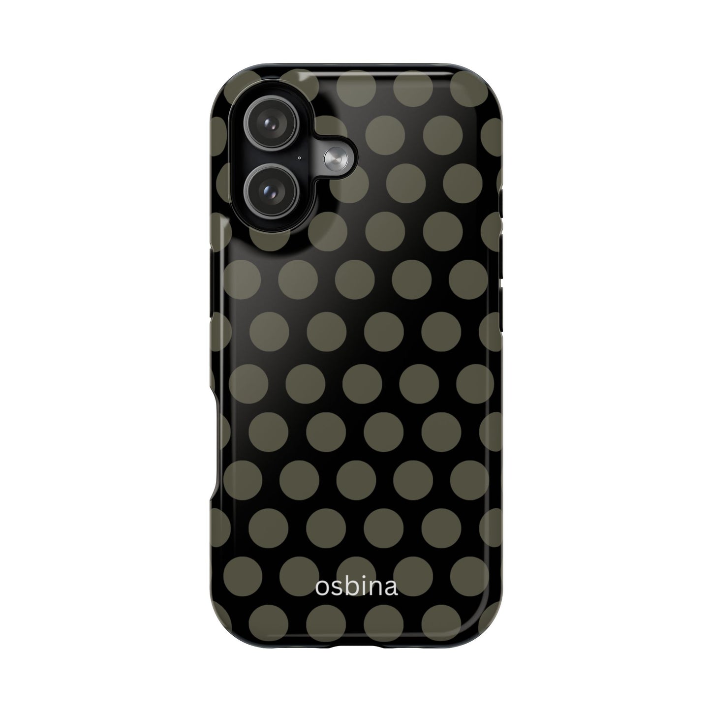 osbina | MagSafe compatible for iPhone | Onyx Chic Phone Case | Modern Muse Collection