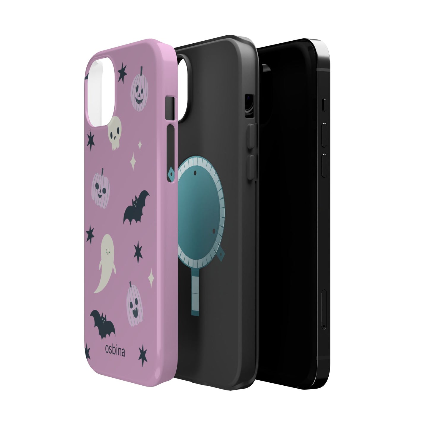 osbina | MagSafe compatible for iPhone | Blush Bewitched Limited Edition Spooky Chic Phone Case | Season Collective Collection