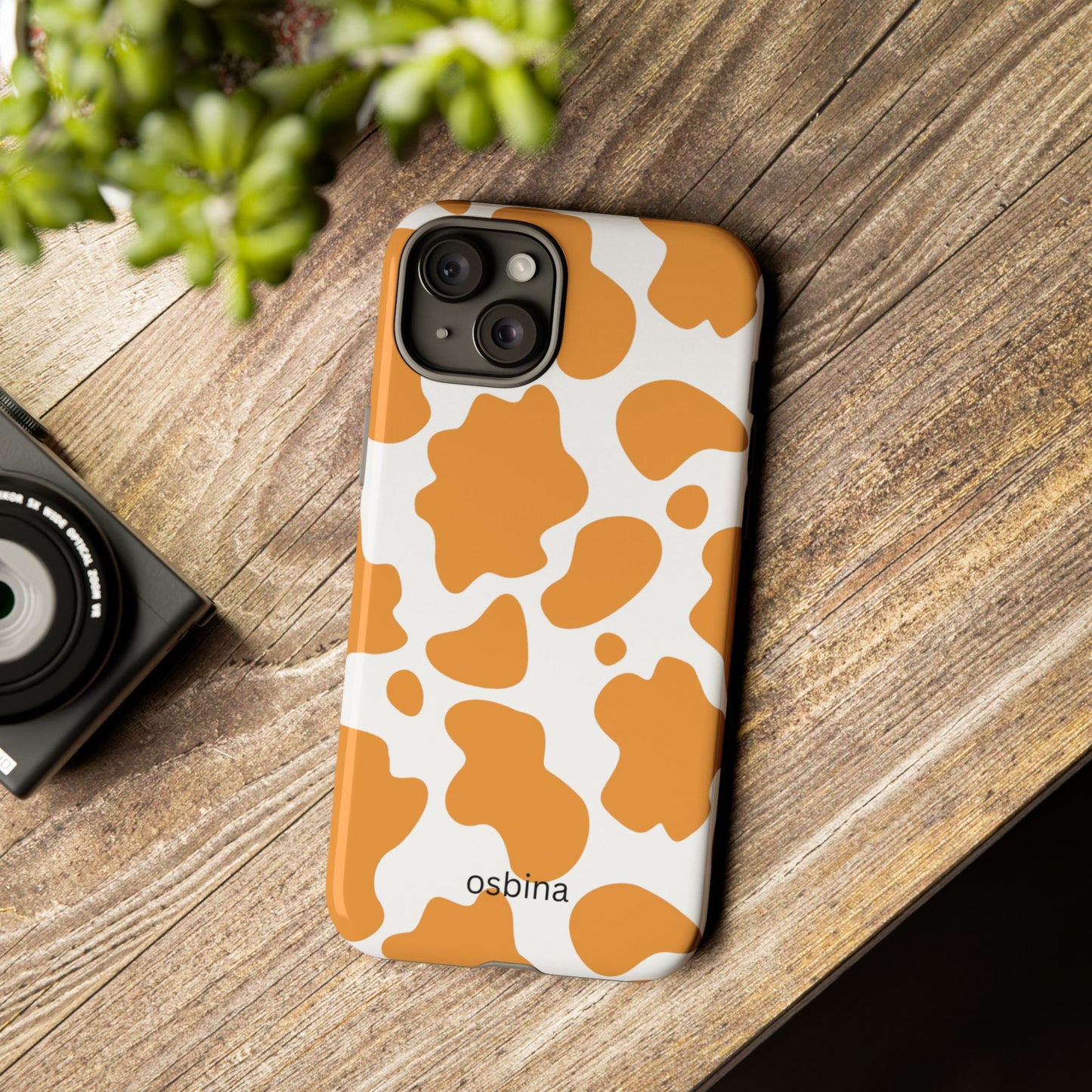 osbina | Holy Cow, It’s Chic — The Orange Cow Print Case | The Season Collective