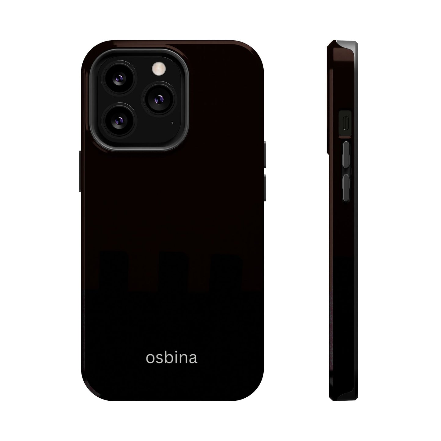 osbina | MagSafe compatible for iPhone | The Onyx Phone Case | Modern Man Collection