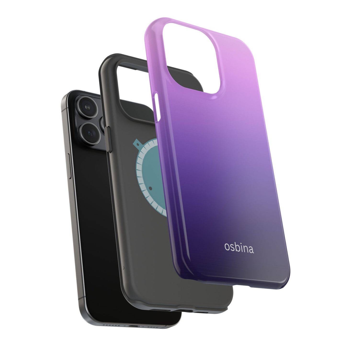 osbina | MagSafe compatible for iPhone | The Violet Haze Phone Case | Color Edit Collection